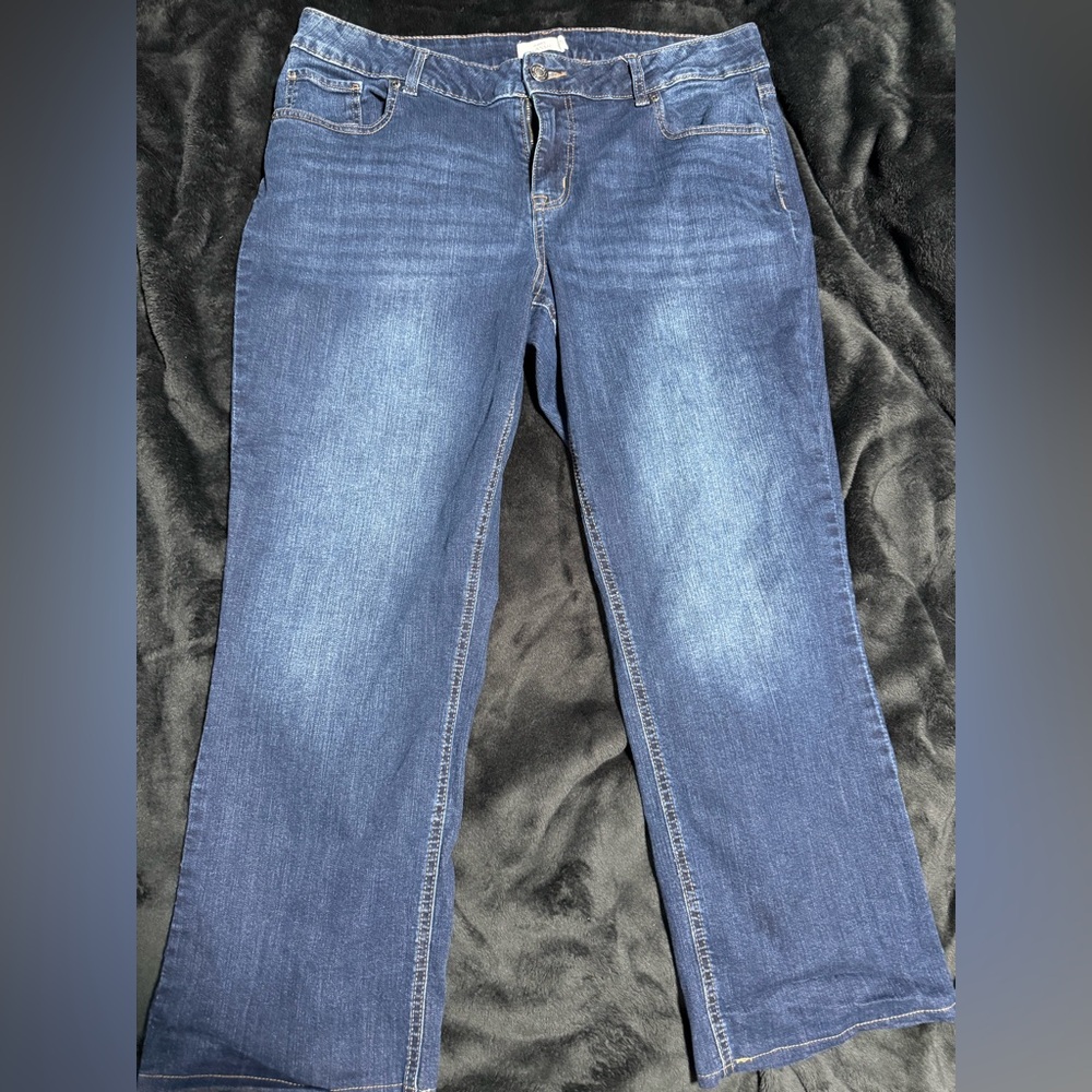 Maurices Classic Blue Boot Cut Jeans - Picture 2 of 4